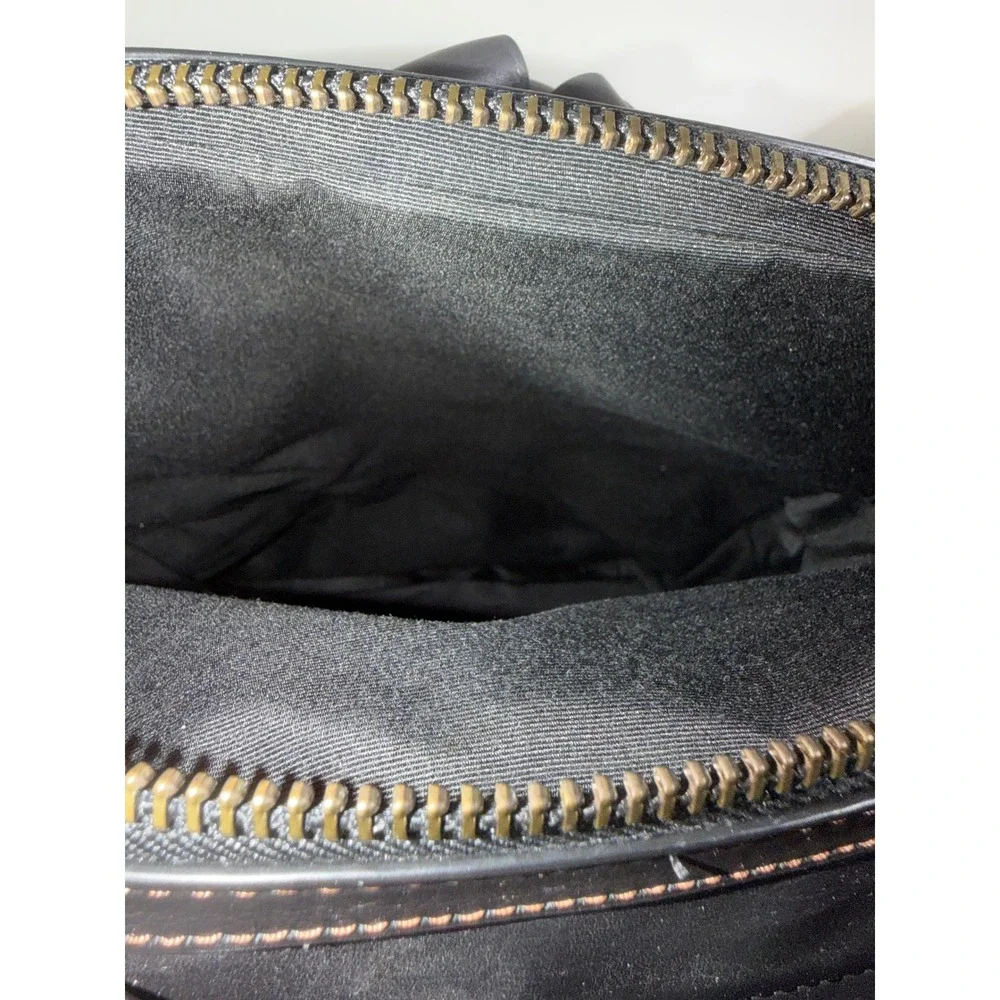 NWT Coach Graham Backpack Black Calf Leather Laptop Bag F37599 Large $550 Work